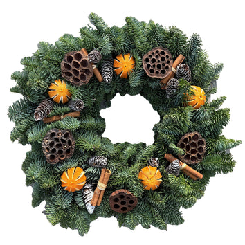 Fresh Christmas Wreaths & Garlands