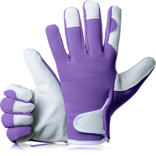 Purple Comfy Gardener Gloves