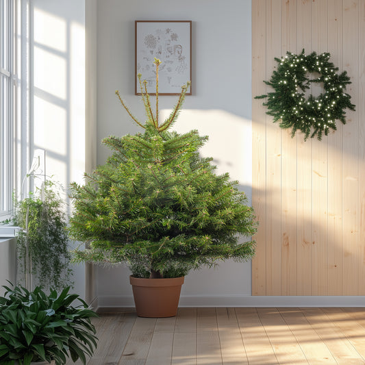 Turkish Fir Pot Grown Christmas Tree