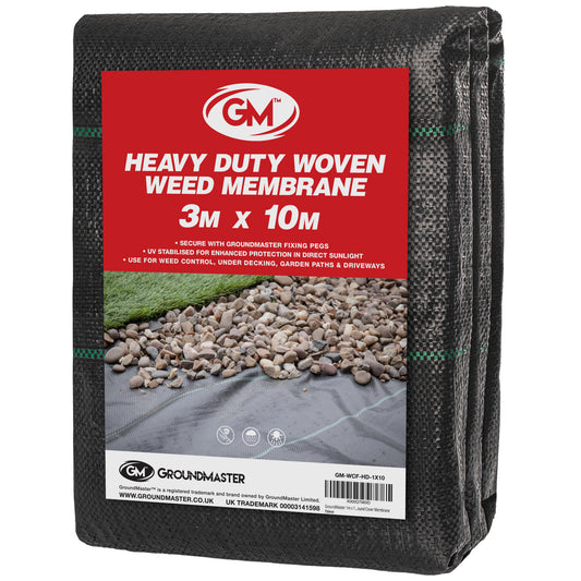 GroundMaster 3m Wide Heavy Duty Weed Control Fabric