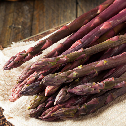 Asparagus 'Pacific Purple' Crowns