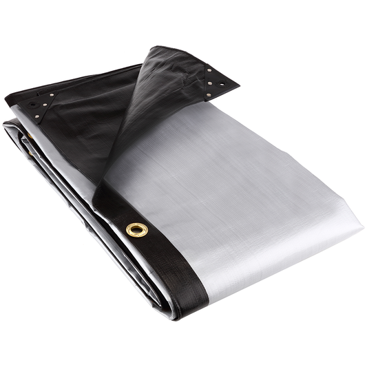 GroundMaster Black & Silver Tarpaulin