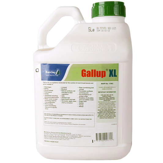 5L Gallup XL Super Strength Professional Glyphosate Weed Killer