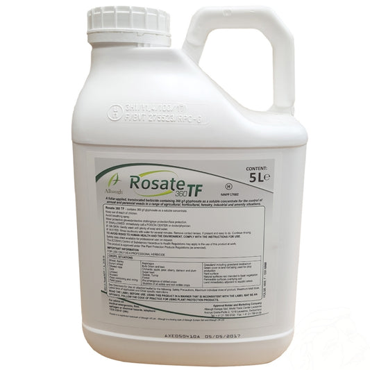 5L Rosate 360 TF Industrial Strength Glyphosate Weed Killer