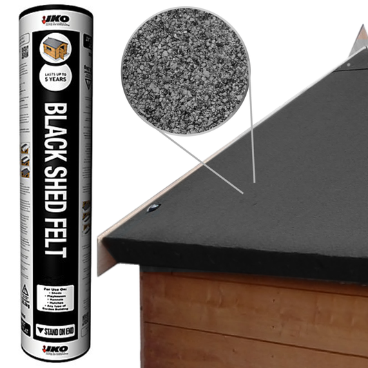 IKO Shed Felt - Black 8m x 1m