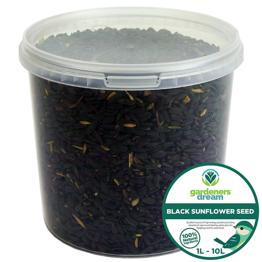 Gardeners Dream Black Oil Sunflower Seeds (Tubs)