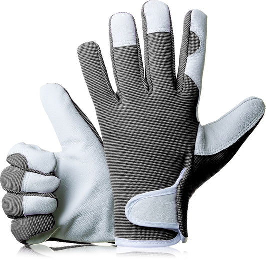 Grey Comfy Gardener Gloves