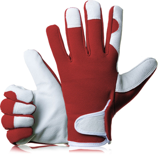 Red Comfy Gardener Gloves