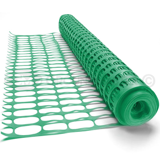 GroundMaster Plastic Mesh Barrier Fencing (Green)