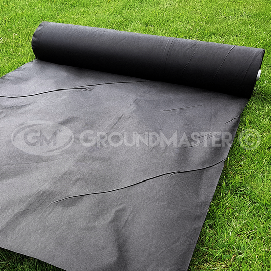 GroundMaster 10m Length Weed Control Fabric + Pegs