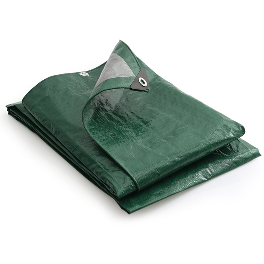 GroundMaster Green & Silver Tarpaulin