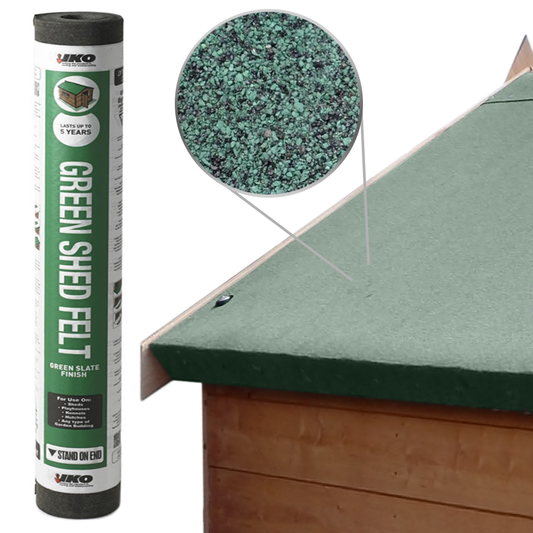 IKO Shed Felt - Green 10m x 1m