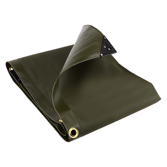 GroundMaster 560gsm Olive Green PVC Tarpaulins