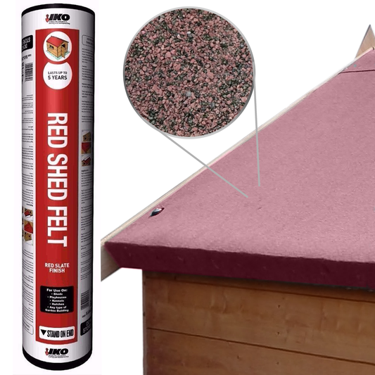 IKO Shed Felt - Red 8m x 1m