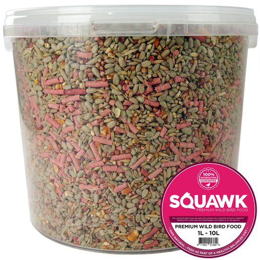 SQUAWK Premium Wild Bird Food (Tubs)