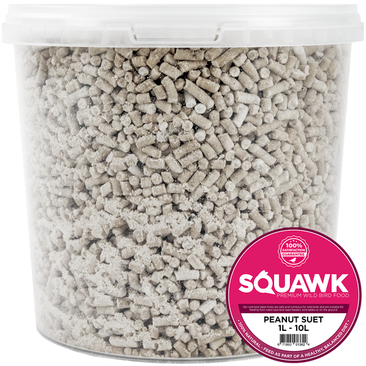 SQUAWK Peanut Suet Pellets (Tubs)