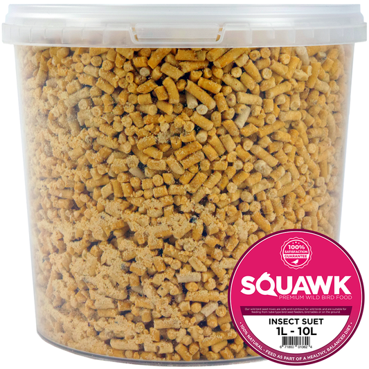 SQUAWK Insect Suet Pellets (Tubs)