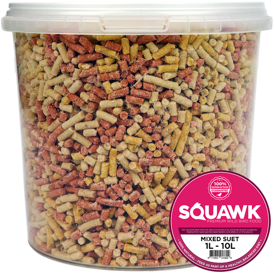 SQUAWK Mixed Suet Pellets (Tubs)