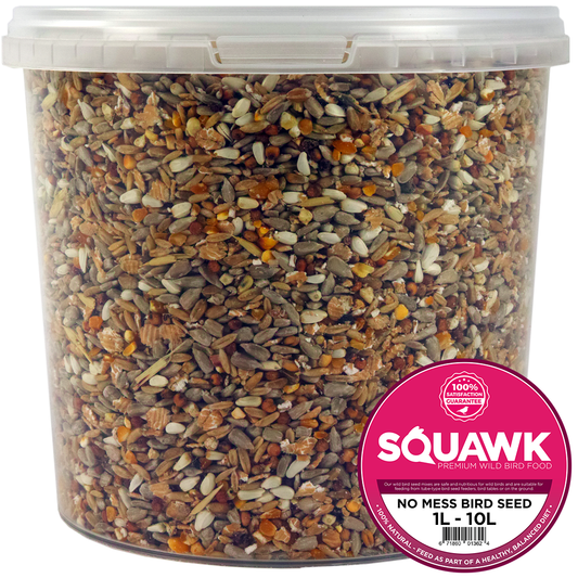 SQUAWK No Mess Seed Mix (Tubs)