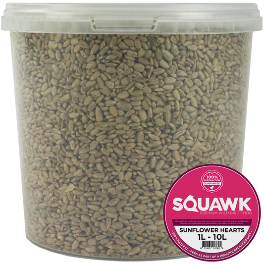 SQUAWK Sunflower Hearts (Tubs)