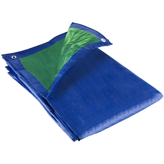 GroundMaster Blue & Green Budget Tarpaulin