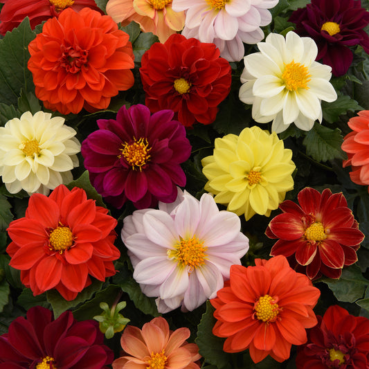 Dahlia Figaro Mixed Bedding Plants